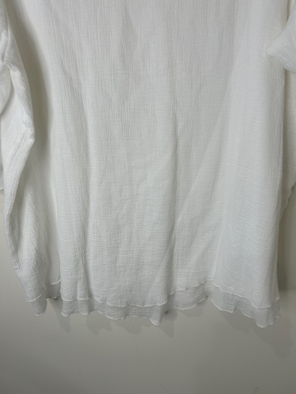 SOFT SURROUNDINGS Siesta Key Tunic 100% Cotton White Size 2X - Picture 13 of 15